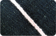イメージ：「毛糸で縫う」