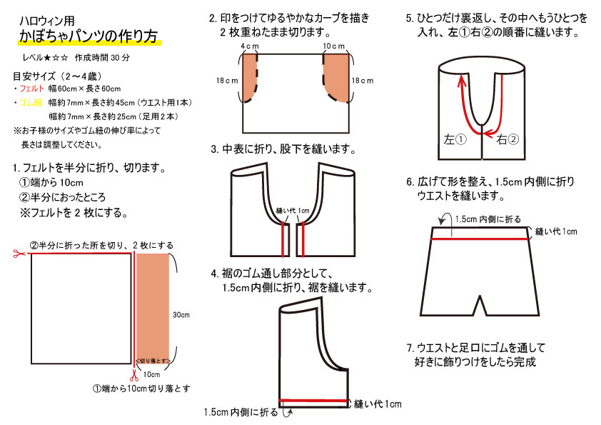 レシピ付き おうちハロウィン準備 かぼちゃパンツの作り方 アックスヤマザキアックスヤマザキ通信 私たちについて アックスヤマザキ