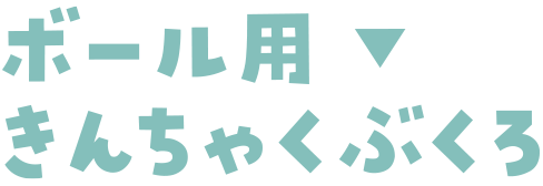 ボール用 きんちゃくぶくろ